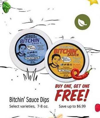 Sprouts Farmers Market Bitchin' sauce dips offer