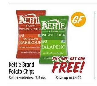 Sprouts Farmers Market Kettle brand potato chips offer