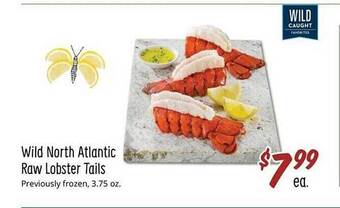 Sprouts Farmers Market Wild north atlantic raw lobster tails offer