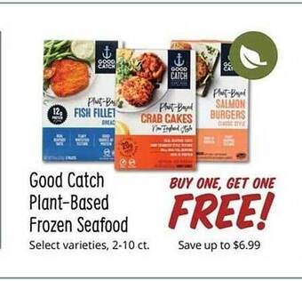 Sprouts Farmers Market Good catch plant-based frozen seafood offer