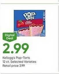 Stater Bros Kellogg's pop-tarts offer