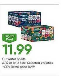 Stater Bros Cutwater spirits offer
