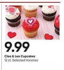 Stater Bros Cleo & leo cupcakes offer