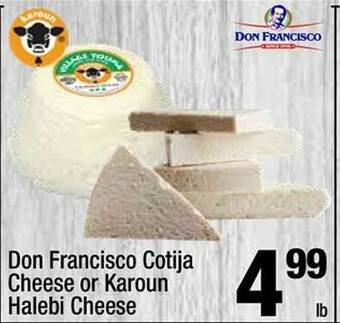Super King Markets Don francisco cotija cheese or karoun halebi cheese offer