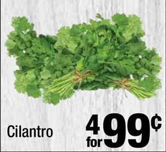 Super King Markets Cilantro offer