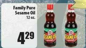 Times Supermarkets Family pure sesame oil offer