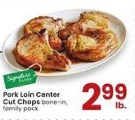 Albertsons Pork Loin Center Cut Chops offer