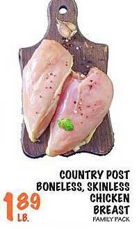 Foodarama Country post boneless, skinless chicken breast offer