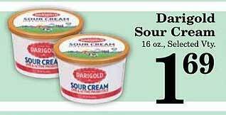 Harvest Foods Darigold sour cream offer