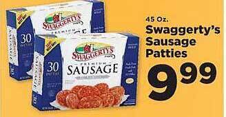 IGA Swaggerty's sausage patties offer