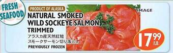 Nijiya Market Natural smoked wild sockeye salmon trimmed offer