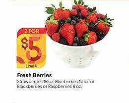 Nob Hill Fresh berries offer