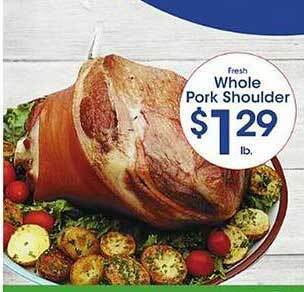 Price Rite Whole pork shoulder offer
