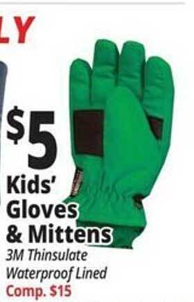 Ocean State Job Lot Kids' gloves & mittens offer