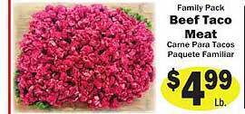 Sellers Bros Beef taco meat offer