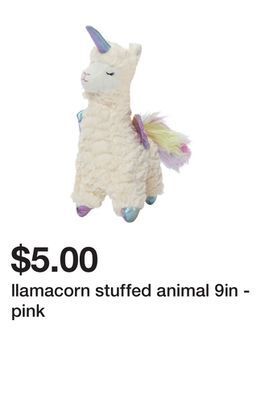 Five Below Llamacorn stuffed animal 9in - pink offer