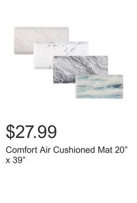 Costco Comfort air cushioned mat 20" x 39" offer