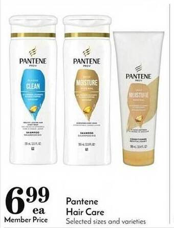 Pavilions Pantene hair care offer