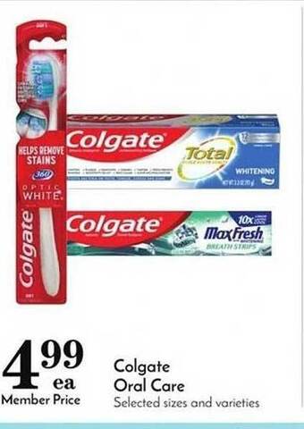 Pavilions Colgate oral care offer