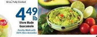 Store made guacamole