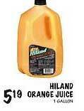 Foodarama Hiland orange juice offer