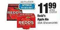 Sentry Redd's apple ale offer