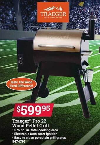 Ace Hardware Traeger pro 22 wood pellet grill offer