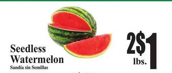Baja Ranch Seedless watermelon offer