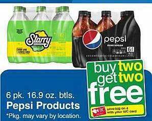 Harris Teeter Pepsi products offer