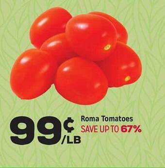 Grocery Outlet Roma tomatoes offer