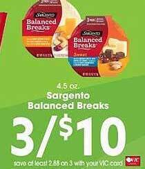 Harris Teeter Sargento balanced breaks offer