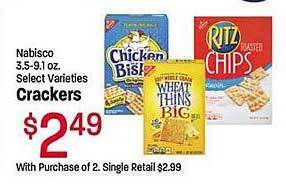 Maceys Crackers offer