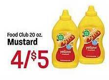 Maceys Food club mustard offer