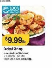 Nob Hill Cooked shrimp offer