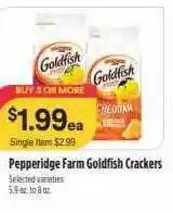 Pepperidge farm goldfish crackers