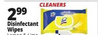 Ocean State Job Lot Disinfectant wipes offer