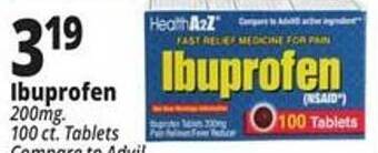 Ocean State Job Lot Ibuprofen offer