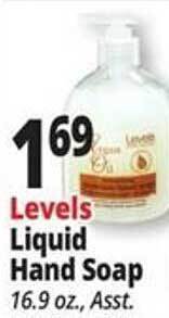 Ocean State Job Lot Levels liquid hand soap offer