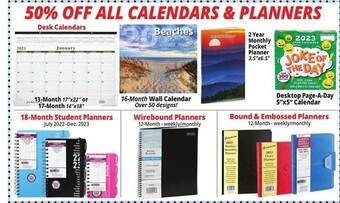 Ocean State Job Lot Calendars & planners offer