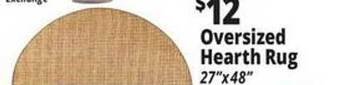 Ocean State Job Lot Oversized hearth rug offer
