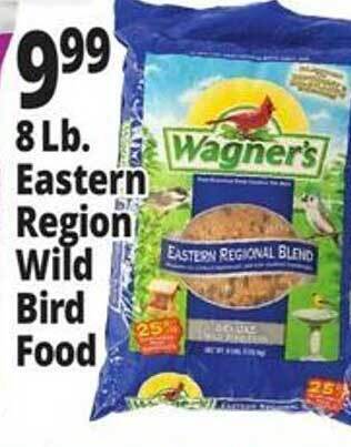 Ocean State Job Lot Wagner's 8 lb. eastern region wild bird food offer