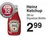 Price Chopper Heinz ketchup offer