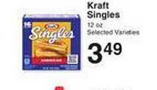 Price Chopper Kraft singles offer
