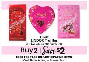 Safeway Lindt lindor truffles offer