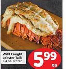 Safeway Wild caught lobster tails offer