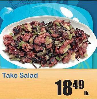 Times Supermarkets Tako salad offer