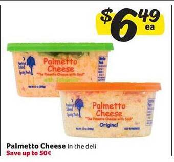 Winn Dixie Palmetto cheese offer