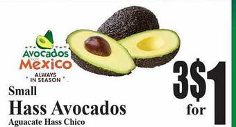 Baja Ranch Small hass avocados offer