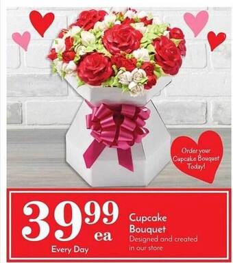 Pavilions Cupcake bouquet offer