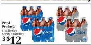 Rosauers Pepsi products offer